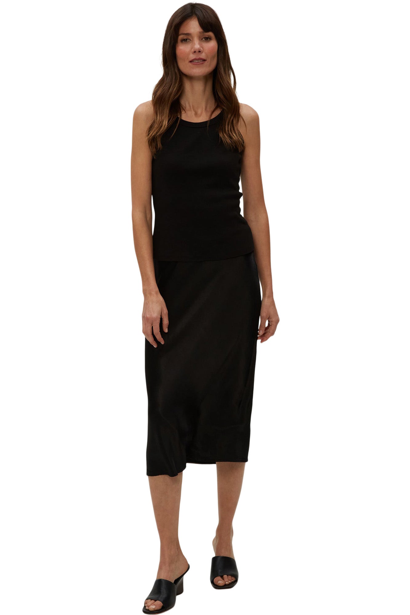 Michael Stars Leila Bias Midi Skirt