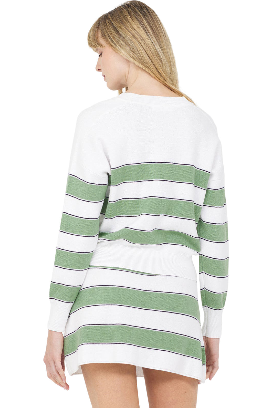 One Grey Day Warwick Mini Skirt in Matcha Combo