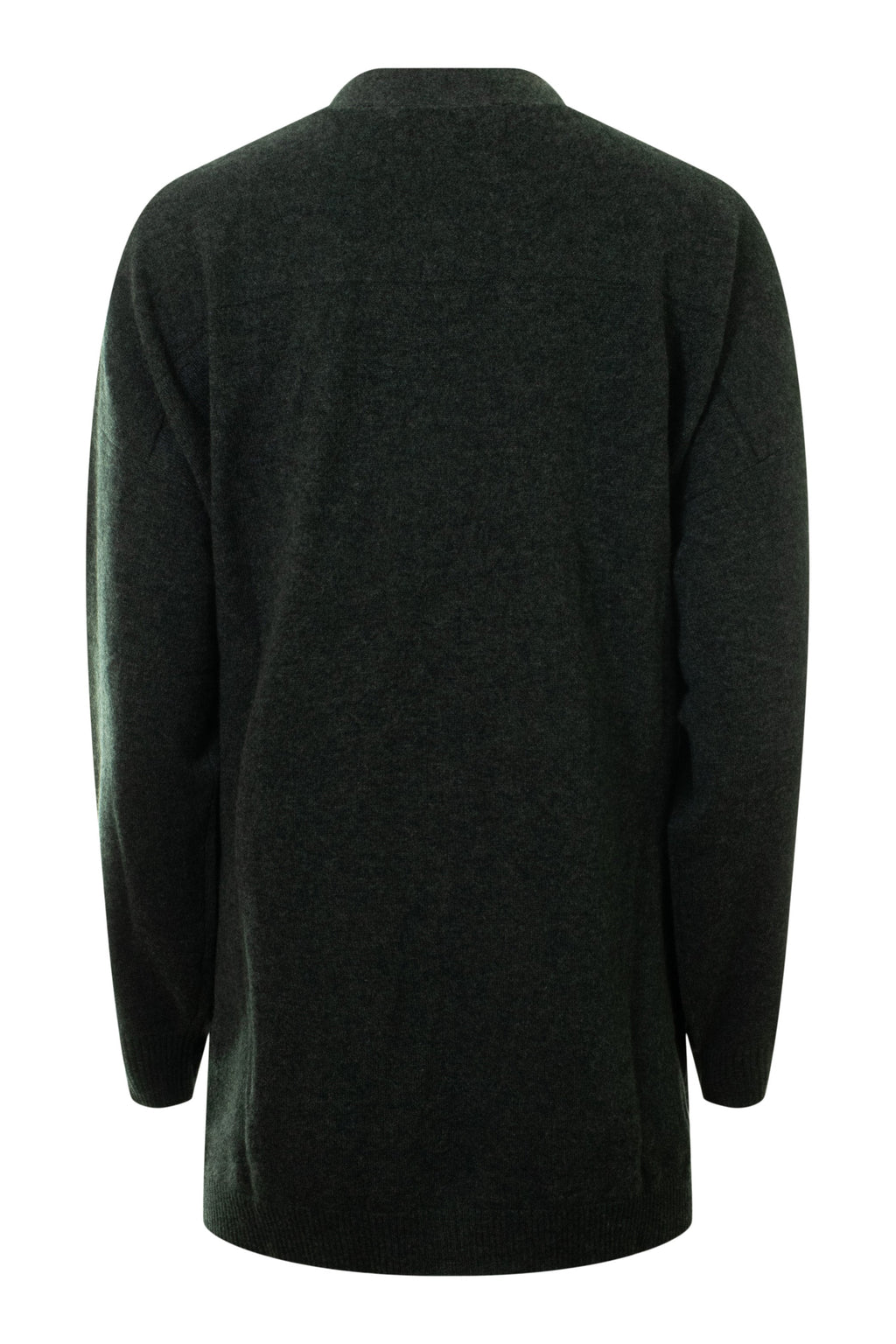 Repeat Cashmere Oversized Fine Knit V-Neck Cardigan in Charcoal
