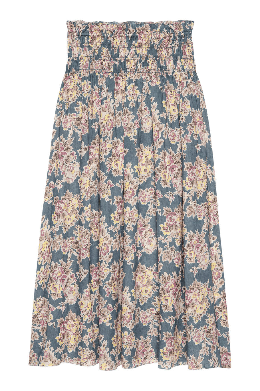 The Great Canary Skirt in Indigo Floral