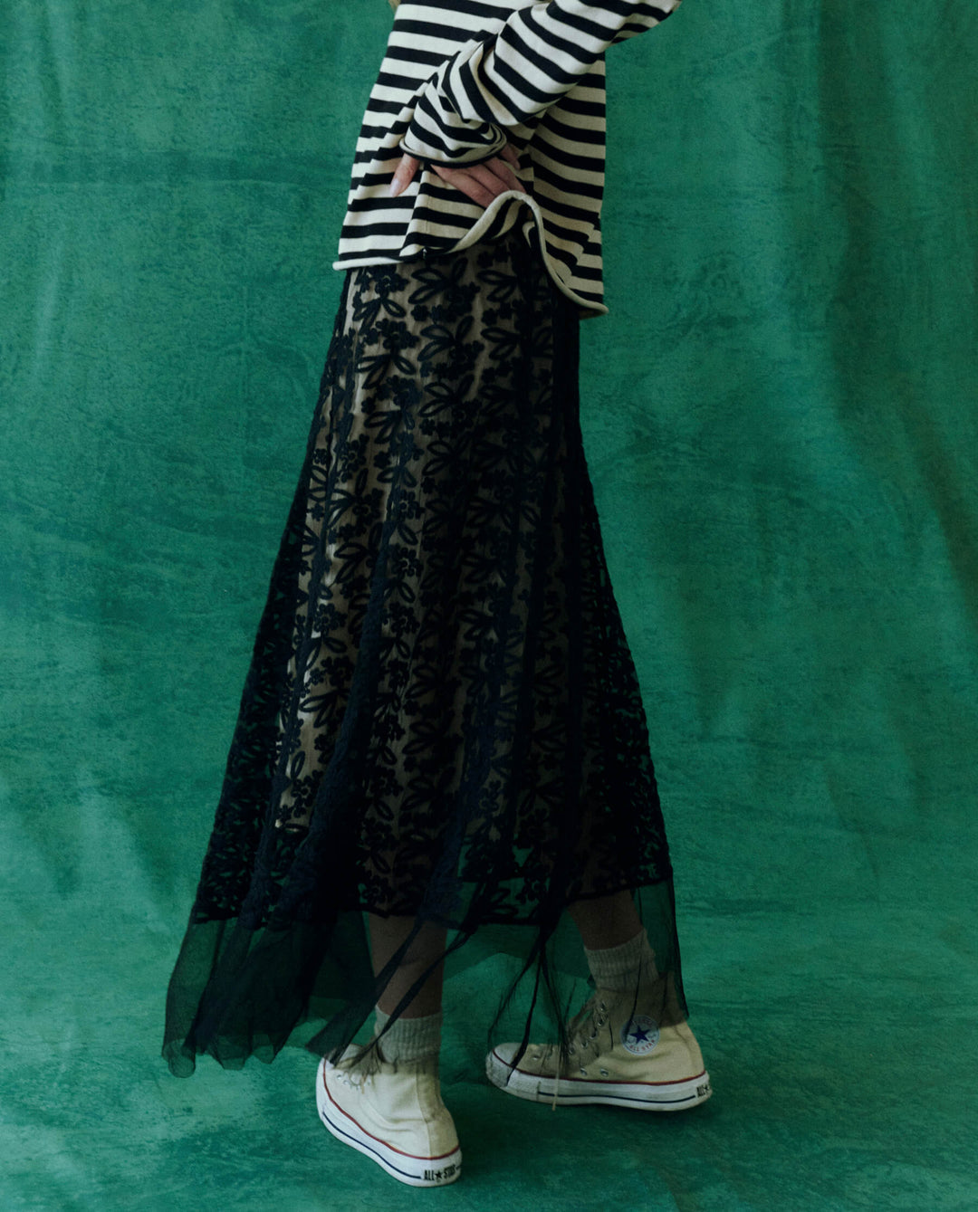 The Great Era Skirt in Black