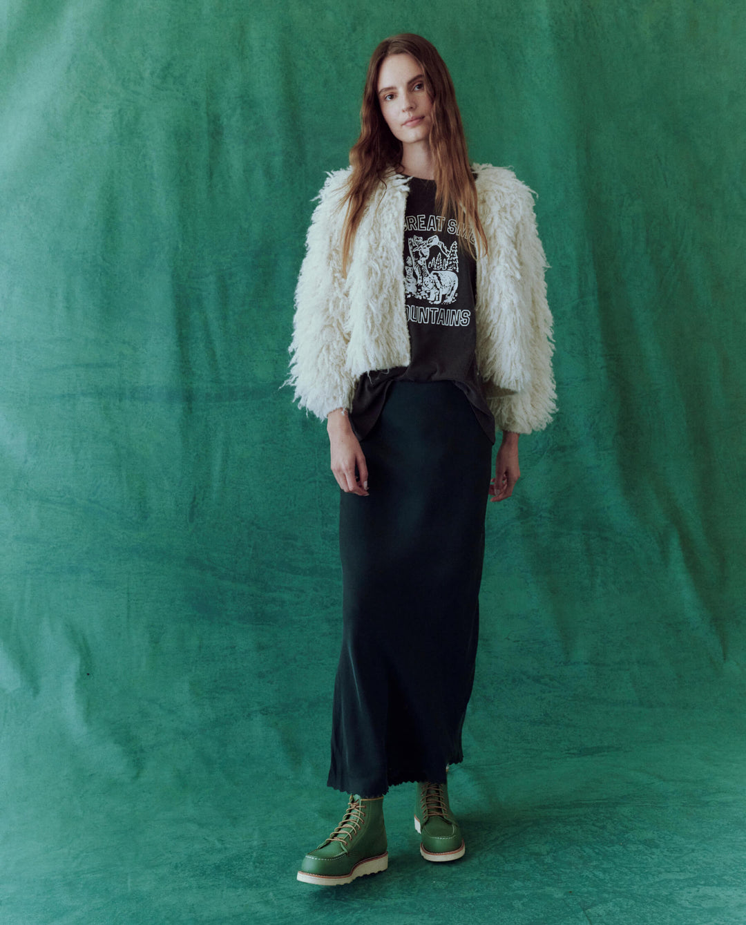 The Great Seabank Skirt in Winter Pine