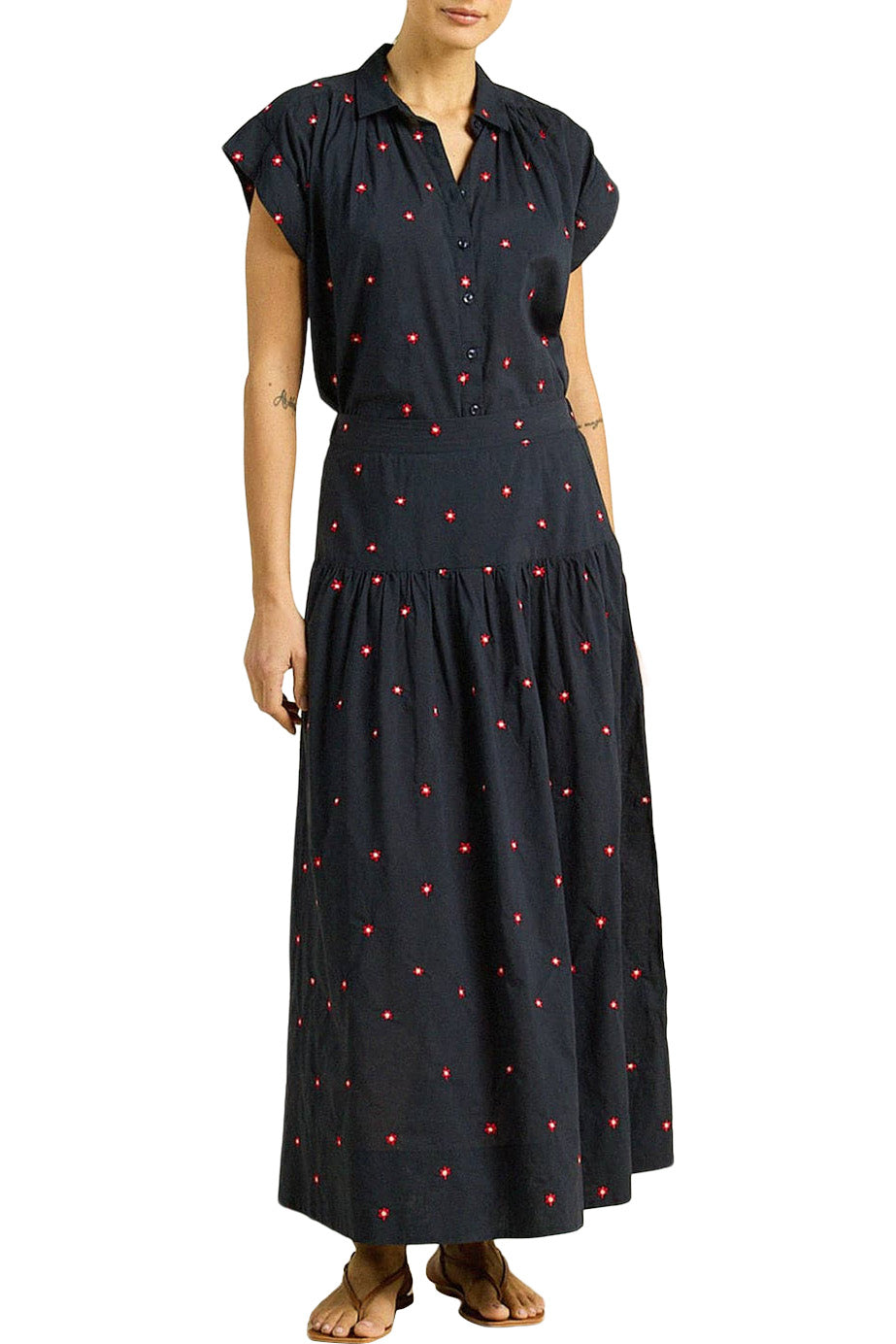 Trovata Birds of Paradis Lydia Skirt in Daisy Dot