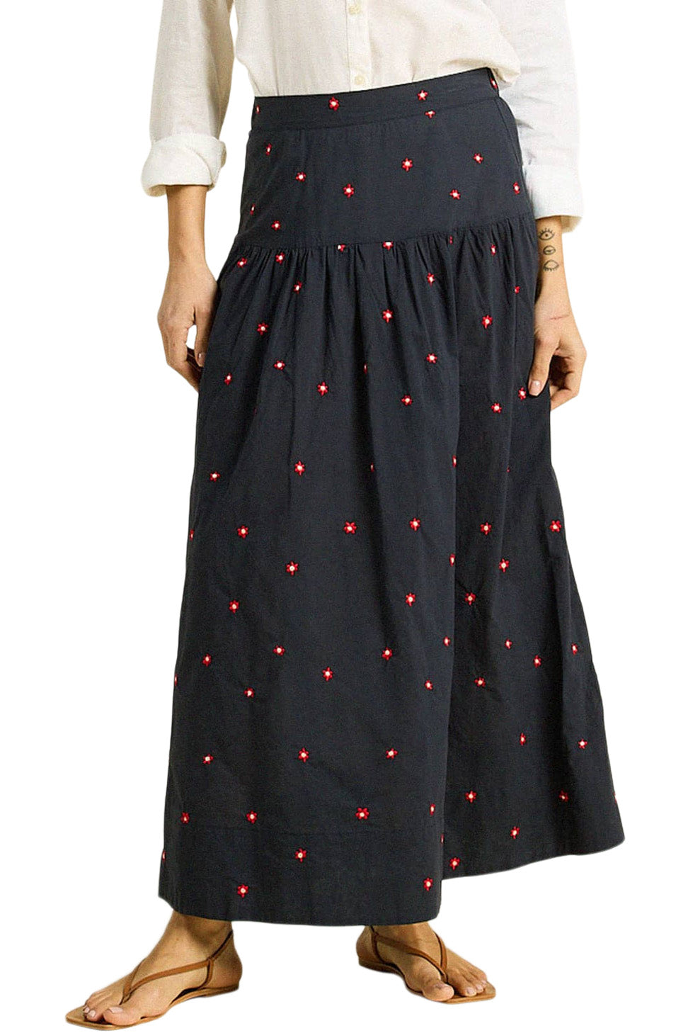 Trovata Birds of Paradis Lydia Skirt in Daisy Dot