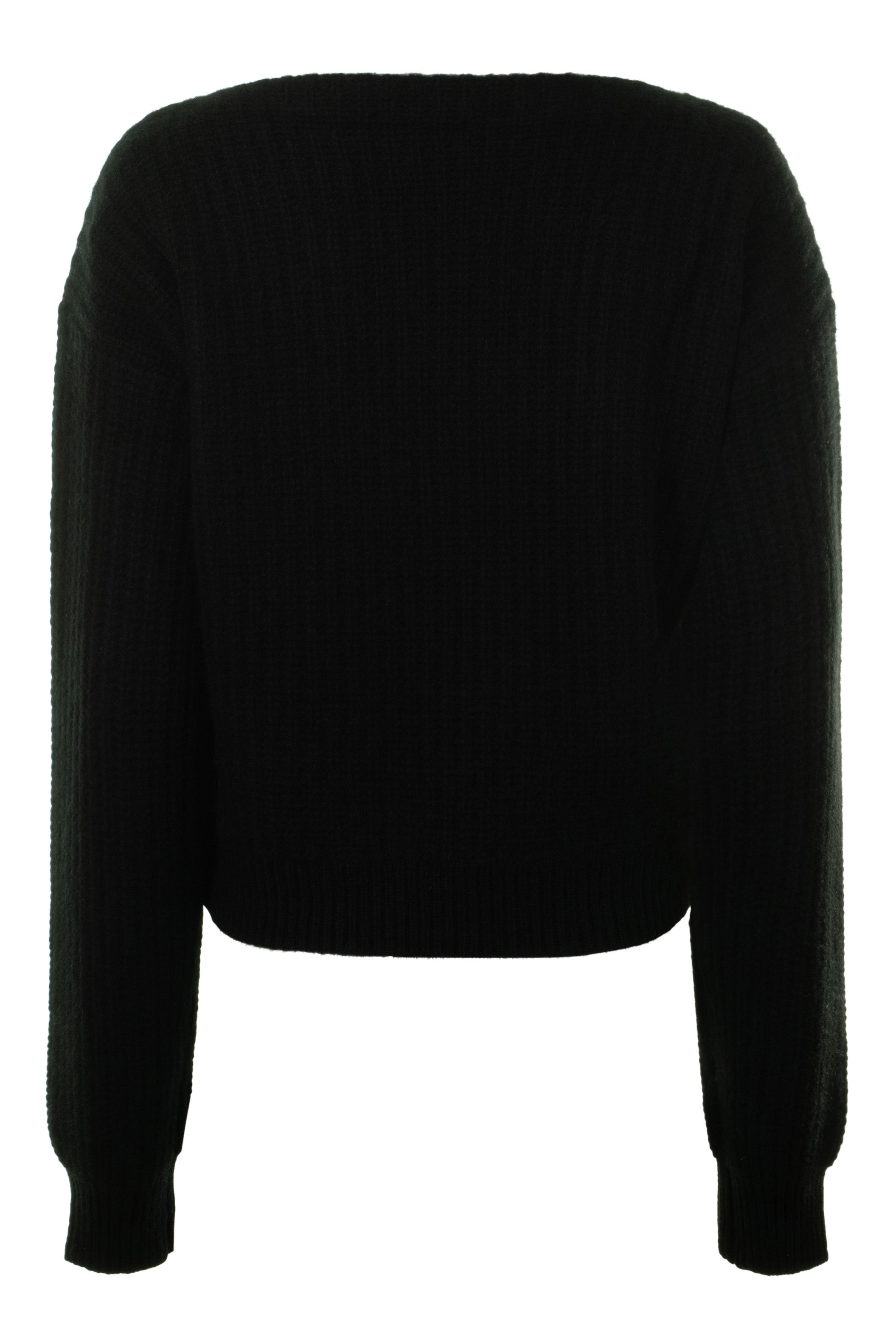 White & Warren Cashmere Ribbed Boatneck Sweater